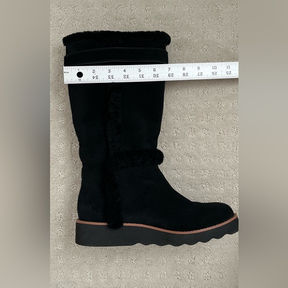 Coach Suede and Shearling Boots - Picture 8 of 10